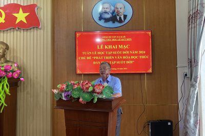 Trường Tiểu học Lê Quý Đôn tổ chức  Lễ khai mạc “Tuần lễ học tập suốt đời” năm 2024